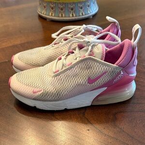 Nike Air Max 270 Pink Sneakers Sz 3
